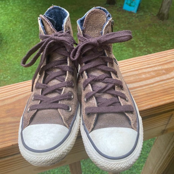 CONVERSE ALL STAR brown lethargy 3 unisex High top - Picture 3 of 6